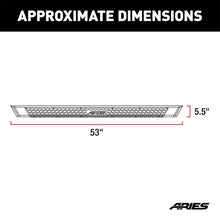 Load image into Gallery viewer, ARIES AdvantEDGE 5-1/2" x 53" Black Aluminum Side Bars 2556013 fits Ford F-250 / F-350 - Additional View 6