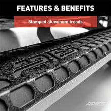 Load image into Gallery viewer, ARIES AdvantEDGE 5-1/2" x 53" Black Aluminum Side Bars 2556013 fits Ford F-250 / F-350 - Additional View 9