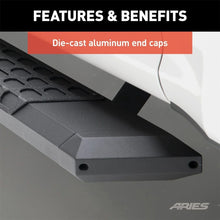 Load image into Gallery viewer, ARIES AdvantEDGE 5-1/2" x 53" Black Aluminum Side Bars 2556013 fits Ford F-250 / F-350 - Additional View 10