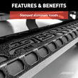 Load image into Gallery viewer, ARIES AdvantEDGE 5-1/2" x 75" Black Aluminum Side Bars 2556050 fits Ram 1500