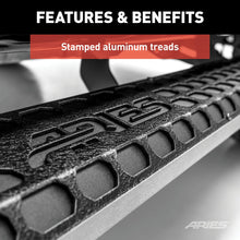 Load image into Gallery viewer, ARIES AdvantEDGE 5-1/2" x 75" Black Aluminum Side Bars 2556050 fits Ram 1500