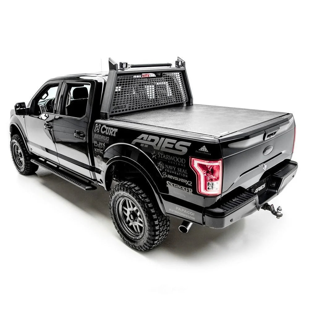 ARIES AdvantEDGE 5-1/2" x 75" Black Aluminum Side Bars 2556008 fits 2004-2014 Ford F-150 - Additional View 10