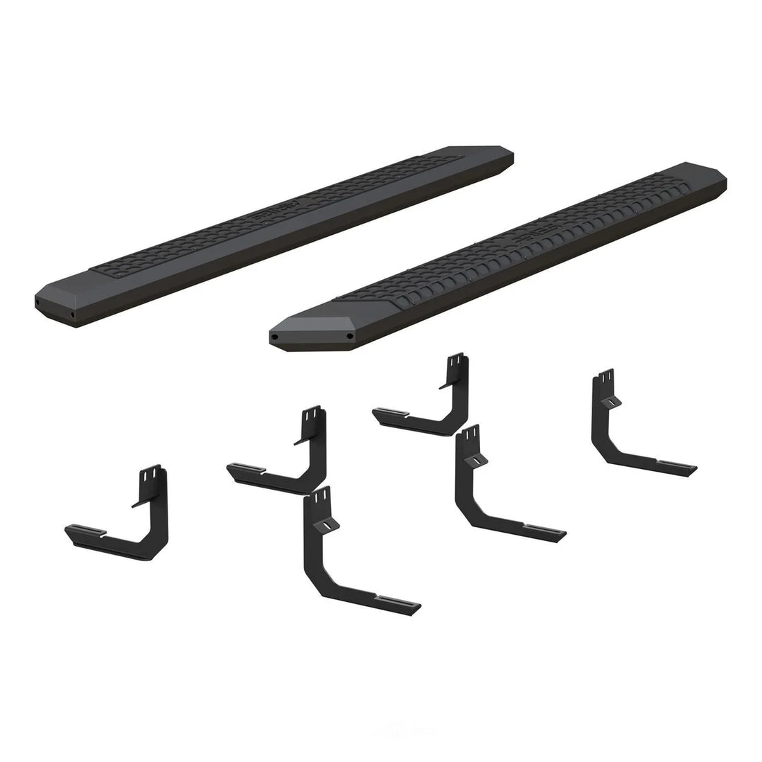 ARIES AdvantEDGE 5-1/2" x 75" Black Aluminum Side Bars 2556045 fits Nissan Titan - Additional View 5