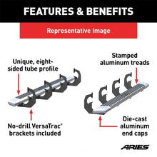 Load image into Gallery viewer, ARIES AdvantEDGE 5-1/2" x 75" Chrome Aluminum Side Bars 2555053 fits Dodge DURANGO - Additional View 7