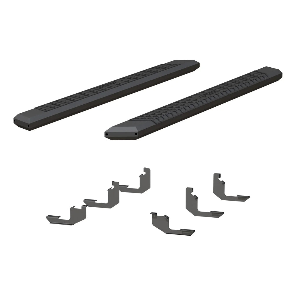 ARIES AdvantEDGE 5-1/2" x 85" Black Aluminum Side Bars 2556052 fits Ford Ranger CREW CAB
