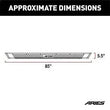 Load image into Gallery viewer, ARIES AdvantEDGE 5-1/2" x 85" Black Aluminum Side Bars 2556006 fits Dodge Ram / Ram 1500 - Main Product View