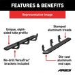 Load image into Gallery viewer, ARIES AdvantEDGE 5-1/2" x 85" Black Aluminum Side Bars 2556042 fits Nissan Titan / Xd - Additional View 7