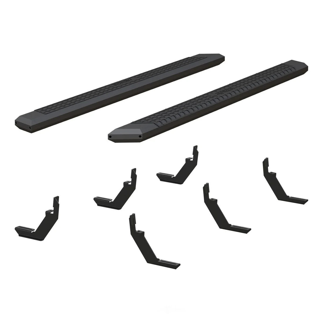ARIES AdvantEDGE 5-1/2" x 85" Black Aluminum Side Bars 2556044 fits Colorado / Canyon - Side View