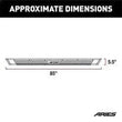 Load image into Gallery viewer, ARIES AdvantEDGE 5-1/2" x 85" Black Aluminum Side Bars 2556006 fits Dodge Ram / Ram 1500 - Main Product View