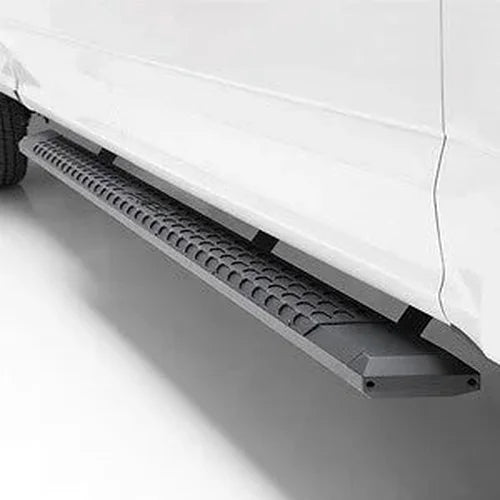 ARIES AdvantEDGE 5-1/2" x 85" Black Aluminum Side Bars 2556006 fits Dodge Ram / Ram 1500 - Side View