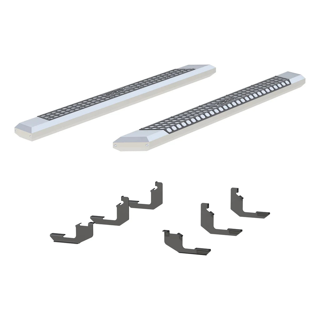 ARIES AdvantEDGE 5-1/2" x 85" Chrome Aluminum Side Bars 2555052 fits Ford Ranger CREW CAB - Main Product View