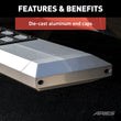 Load image into Gallery viewer, ARIES AdvantEDGE 5-1/2" x 85" Chrome Aluminum Side Bars 2555052 fits Ford Ranger CREW CAB - Side View