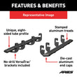 Load image into Gallery viewer, ARIES AdvantEDGE 5-1/2" x 91" Black Aluminum Side Bars 2556024 fits Ford F250 - Main Product View