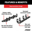 Load image into Gallery viewer, ARIES AdvantEDGE 5-1/2" x 91" Black Aluminum Side Bars 2556048 fits Ford F-Series CREW CAB - Installation View