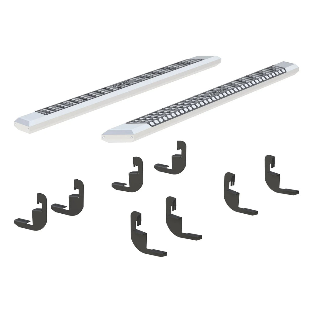 ARIES AdvantEDGE 5-1/2" x 91" Chrome Aluminum Side Bars 2555015 fits Silverado / Sierra CREW