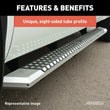 Load image into Gallery viewer, ARIES AdvantEDGE 5-1/2" x 91" Chrome Aluminum Side Bars 2555048 fits Ford F150 - Main Product View