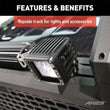 Load image into Gallery viewer, ARIES AdvantEDGE Black Aluminum Headache Rack 1110107 fits Ford F-250 / F-350 Super Duty - Additional View 9