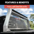 Load image into Gallery viewer, ARIES AdvantEDGE Chrome Aluminum Headache Rack 1110206 fits 2007-2020 Toyota Tundra - Main Product View