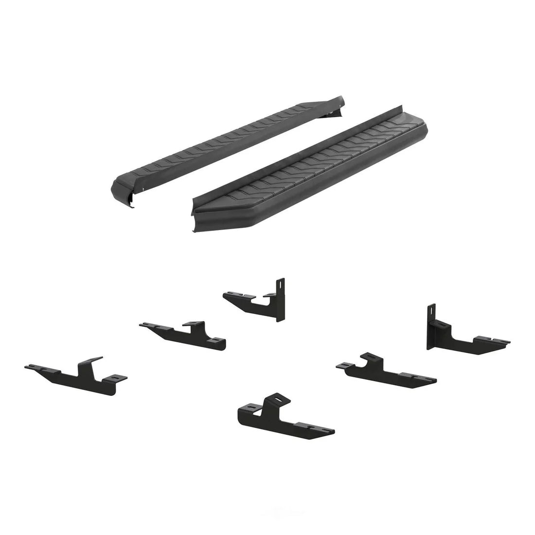 ARIES AeroTread 5" x 67" Black Stainless Running Boards 2061006 fits 2009-2015 Honda Pilot - Side View