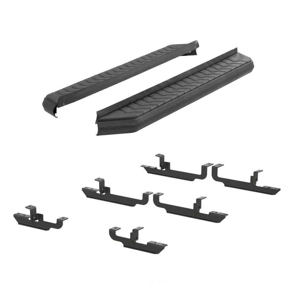 ARIES AeroTread 5" x 67" Black Stainless Running Boards 2061023 fits Jeep Renegade - Side View