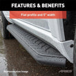 Load image into Gallery viewer, ARIES AeroTread 5" x 70" Black Stainless Running Boards 2061015 fits Toyota Highlander - Additional View 6