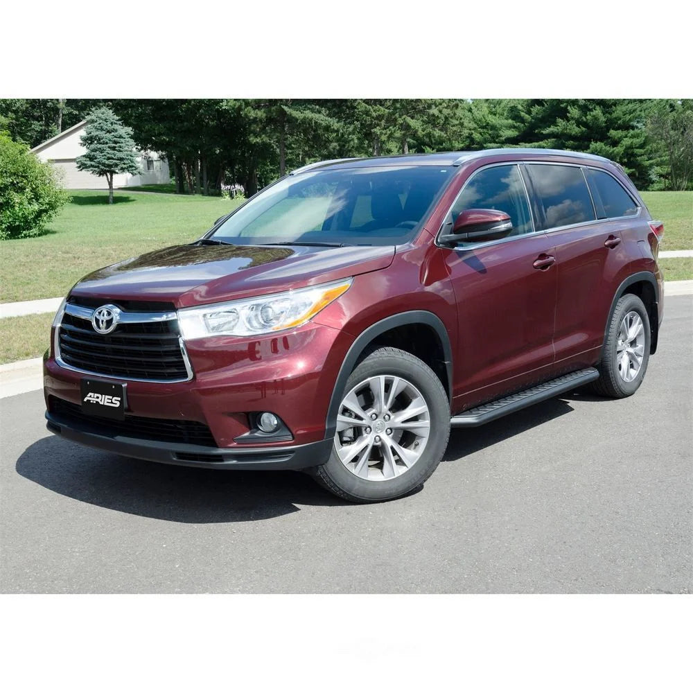 ARIES AeroTread 5" x 70" Black Stainless Running Boards 2061015 fits Toyota Highlander - Additional View 9
