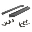 Load image into Gallery viewer, ARIES AeroTread 5" x 70" Black Stainless Running Boards 2061025 fits Toyota 4RUNNER - Side View
