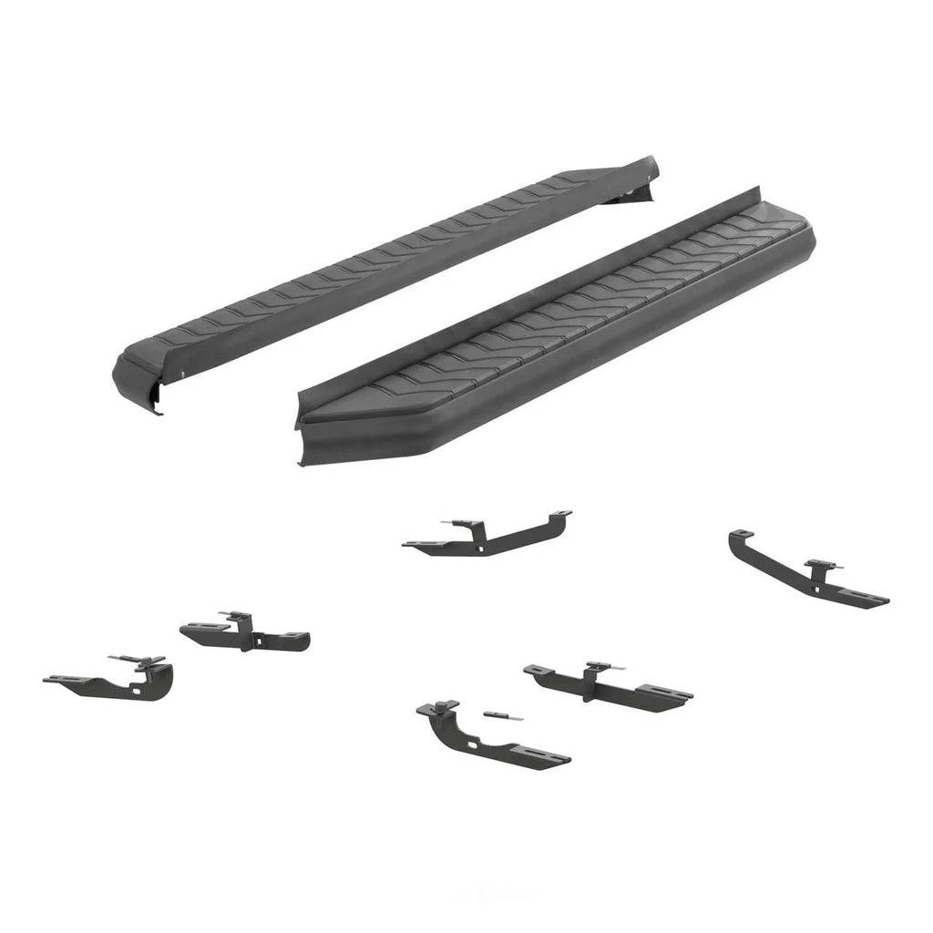 ARIES AeroTread 5" x 70" Black Stainless Running Boards 2061032 fits Jeep Cherokee - Side View