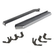 Load image into Gallery viewer, ARIES AeroTread 5" x 70" Polished Stainless Running Boards 2051025 fits Toyota 4RUNNER - Side View