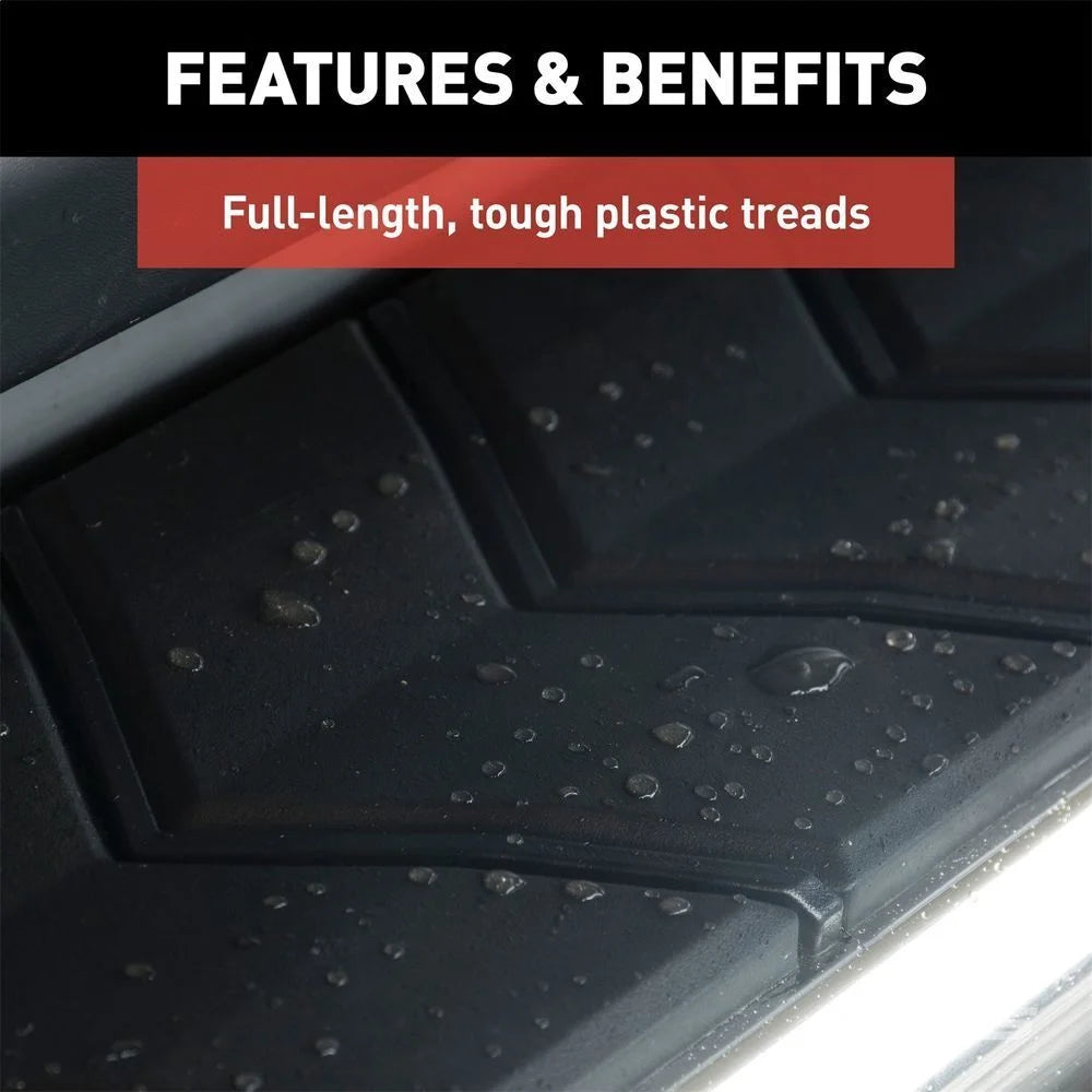 ARIES AeroTread 5" x 70" Polished Stainless Running Boards 2051025 fits Toyota 4RUNNER - Additional View 7