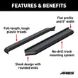 Load image into Gallery viewer, ARIES AeroTread 5" x 73" Black Stainless Running Boards (No Brackets) 2051973 fits 2015-2017 Chevrolet Equinox L / 2010-20...