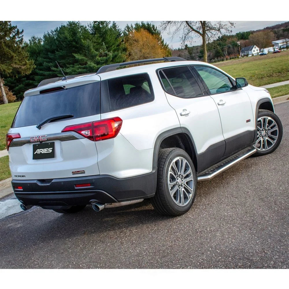 ARIES AeroTread 5" x 73" Polished Stainless Running Boards 2051035 fits Acadia / XT5 - Additional View 9