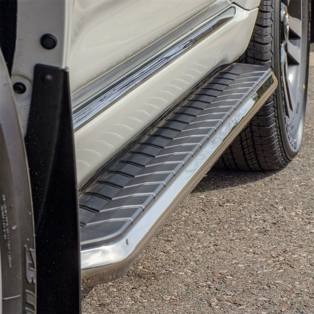 ARIES AeroTread 5" x 73" Polished Stainless Running Boards 2051038 fits Nissan Pathfinder - Main Product View