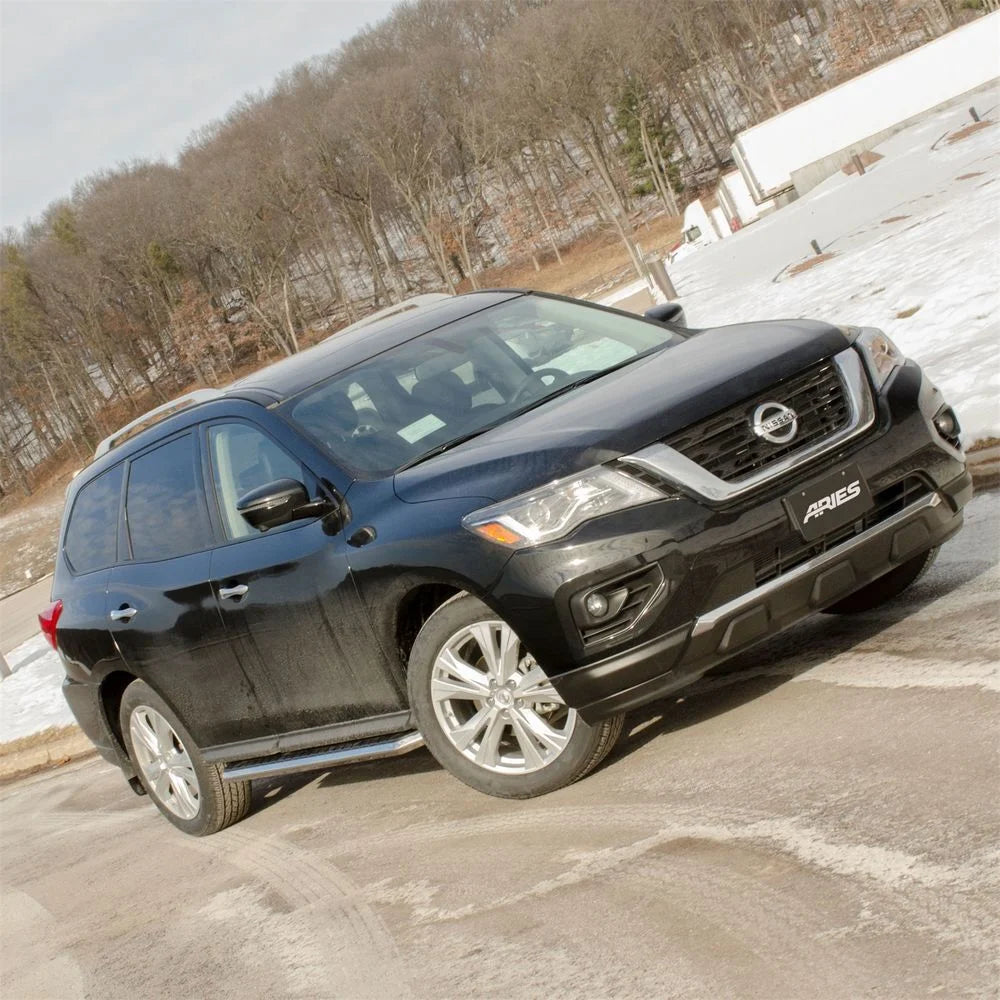 ARIES AeroTread 5" x 73" Polished Stainless Running Boards 2051038 fits Nissan Pathfinder - Additional View 9