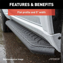 Load image into Gallery viewer, ARIES AeroTread 5" x 76" Black Stainless Running Boards 2061003 fits 2011-2019 Ford Explorer - Additional View 9