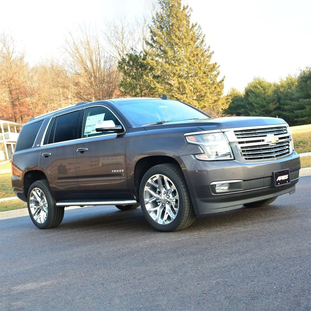 ARIES AeroTread 5" x 76" Polish Stainless Running Boards 2051004 fits Cadillac / Chevrolet - Additional View 9