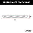 Load image into Gallery viewer, ARIES AeroTread 5" x 76" Polished Stainless Running Boards (No Brackets) 2051876 fits 2017-2018 Chevrolet Traverse Premier...