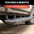 Load image into Gallery viewer, ARIES AscentStep 5-1/2" x 75" Black Steel Running Boards 2558012 fits Ford F-150 / F-250 / F-350