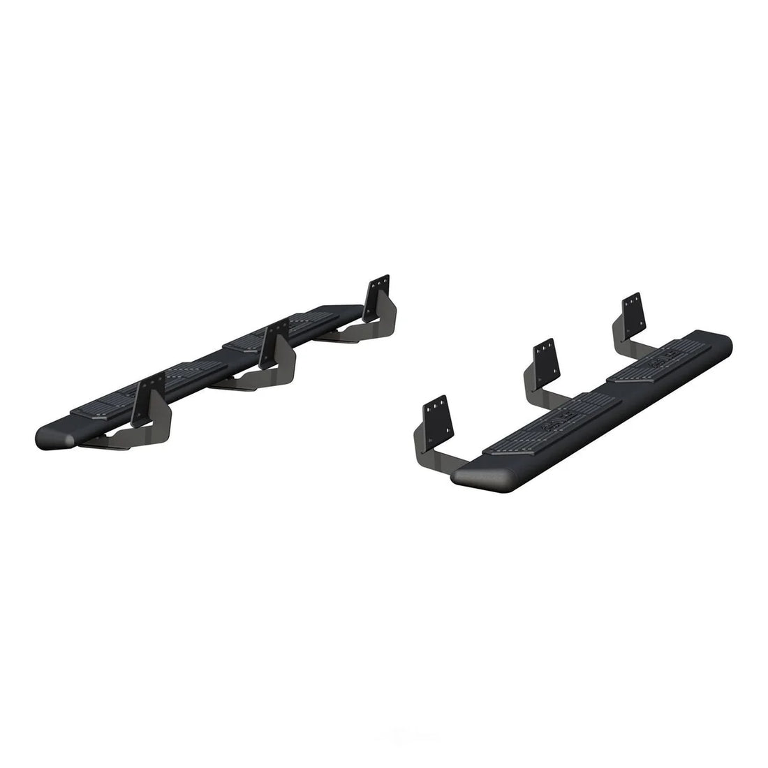 ARIES AscentStep 5-1/2" x 75" Black Steel Running Boards 2558004 fits Ram 1500 - Additional View 5