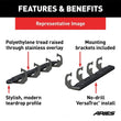 Load image into Gallery viewer, ARIES AscentStep 5-1/2" x 75" Black Steel Running Boards 2558008 fits 2004-2014 Ford F-150 - Installation View