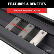 Load image into Gallery viewer, ARIES AscentStep 5-1/2" x 75" Black Steel Running Boards 2558051 fits Chevrolet Silverado / GMC Sierra - Additional View 11