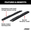 Load image into Gallery viewer, ARIES AscentStep 5-1/2" x 85" Black Steel Running Boards (No Brackets) 2057985 fits 2004-2014 Ford F-150 FX4 / 2017-2018 H...