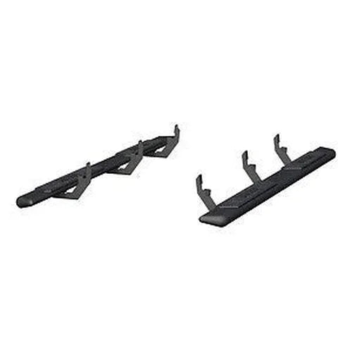 ARIES AscentStep 5-1/2" x 85" Black Steel Running Boards 2558044 fits Chevrolet Colorado / GMC Canyon - Side View