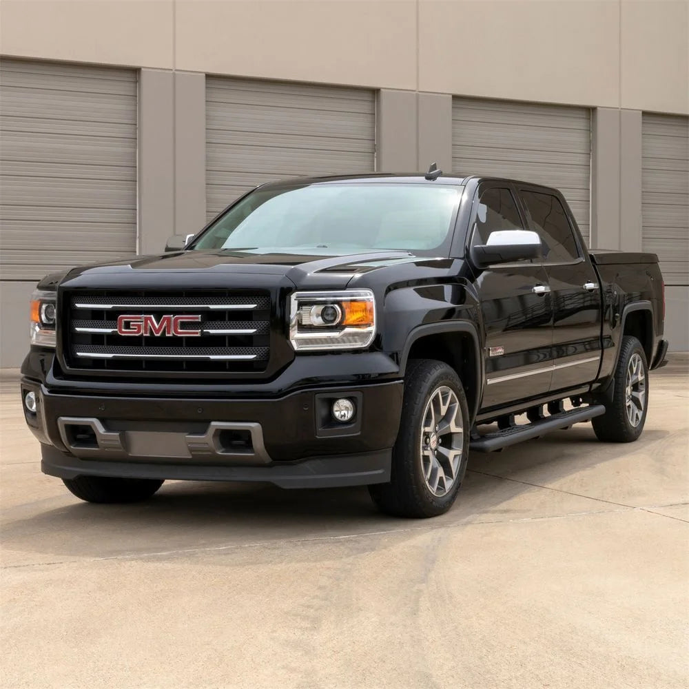 ARIES AscentStep 5-1/2" x 91" Black Steel Running Boards (No Brackets) 2057991 fits 1999-2019 Chevrolet / Ford / GMC - Add...