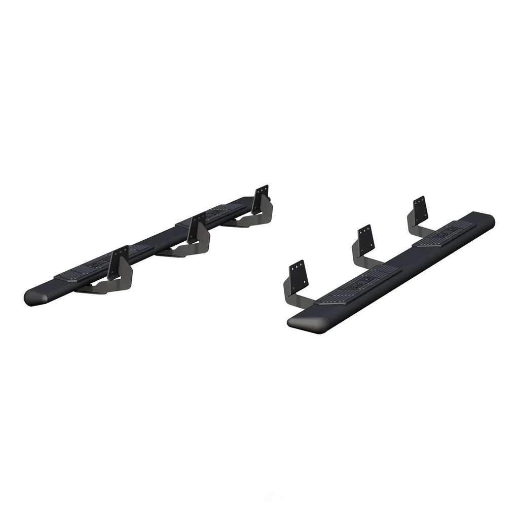 ARIES AscentStep 5-1/2" x 91" Black Steel Running Boards 2558007 fits Ram 1500 / Ram CREW - Additional View 5