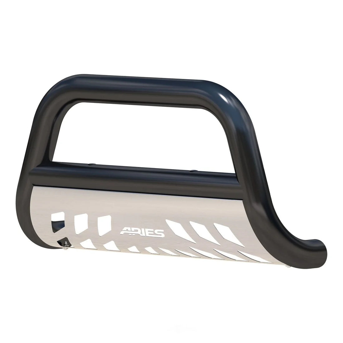 ARIES B35-2002 3-Inch Black Steel Bull Bar, No-Drill B35-2002 fits 2005-2015 Toyota Tacoma - Side View