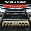 Load image into Gallery viewer, ARIES B35-5005 3-Inch Black Steel Bull Bar, No-Drill B35-5005 fits Dodge / Ram 1500 - Additional View 7