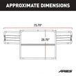 Load image into Gallery viewer, ARIES Black Steel Grille Guard 2043 fits 1998-2003 Toyota Land Cruiser - Installation View
