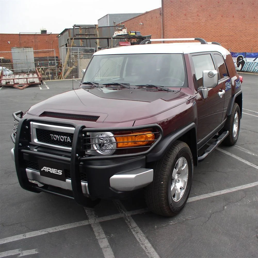 ARIES Black Steel Grille Guard 2059 fits Toyota FJ / 2007-2014 Toyota FJ Cruiser - Additional View 9
