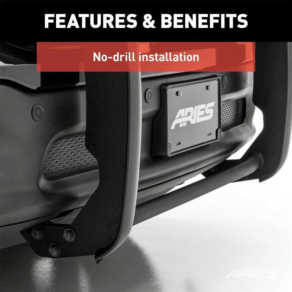 ARIES Black Steel Grille Guard 3062 fits Ford Escape / Mazda Tribute - Additional View 8